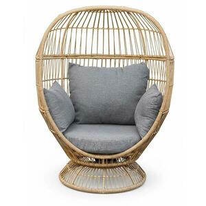 Cuddie kerti forgószék, natúr színben kép