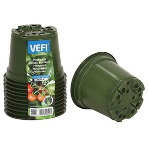 Virágcserép kerek 12 cm zöld 10/csomag kép