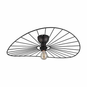 Matt fekete mennyezeti lámpa ø 60 cm Chapeau – Reality kép