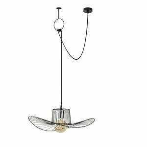 Fekete függőlámpa fém búrával ø 50 cm Tel – Opviq lights kép