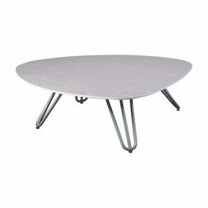 Kerti dohányzóasztal kő asztallappal 88x110 cm Emilia – Garden Pleasure kép