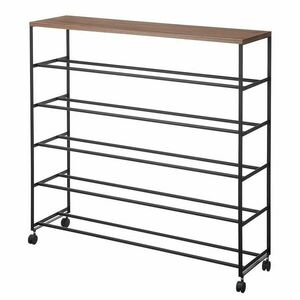 Fekete fém cipőtartó állvány 90, 5x87x26 cm Tower – YAMAZAKI kép