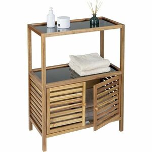 Wenko Széles fürdőszoba polc ajtókkal FONDI kép