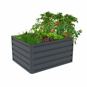 Emelt virágágyás G21 Daisy 100 x 80 x 52 cm, fém, antracit kép