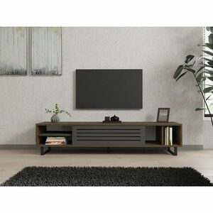 Eray Walnut and Anthracite TV-asztal kép