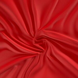 Kvalitex Selyem lepedő gumival, piros, 90 x 200 cm, 90 x 200 cm kép