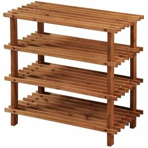 Kesper 69734 Cipősszekrény 4 polccal, sötét, 54 x52 x 26 cm kép