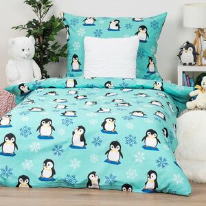 4Home Arctic Friends gyerek pamut ágyneműhuzat, 140 x 200 cm, 70 x 90 cm kép