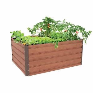 Emelt virágágy G21 Daisy 120 x 90 x 52 cm, fém, barna kép