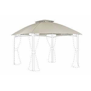 RIETI taupe pavilon tetőponyva 3x3 m kép