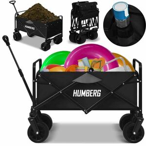 Szállító kocsi, összecsukható 120 l humberg hm-512 kép