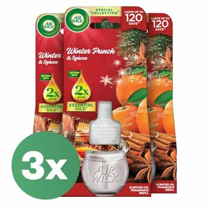 Air Wick Gyümölcsös téli puncs Utántöltő elektromos légfrissítő k... kép