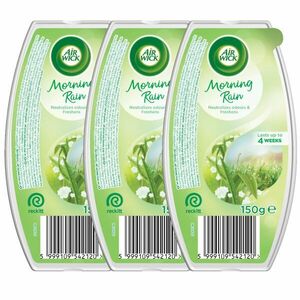 Air Wick Morning Rain Gyöngyvirág Illatosító Gél 3x150g kép