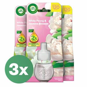 Air Wick Fehér bazsarózsa és Jázminvirág Utántöltő elektromos lég... kép