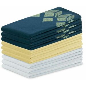 Ameliahome LETTY Konyharuha nyomott modern motívum 50x70, Sárga, ... kép