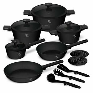 Berlinger Haus BH-8198 Matte Black Collectio 15 részes Edénykészl... kép