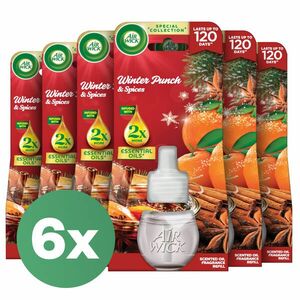 Air Wick Gyümölcsös téli puncs Utántöltő elektromos légfrissítő k... kép