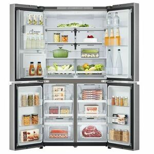 LG GML960PYFE Szabadonálló 637 L E Ezüst Kétajtós hűtőszekrény kép