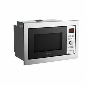 Midea MW20DIX Beépíthető mikrohullámú sütő, 20L, 800E, 5 fokozat, Szürke kép