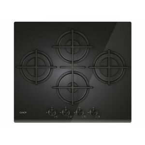 Candy CVG6DTB Beépíthető 4 Zónás Gáz Főzőlap 8150 Watt - Fekete kép