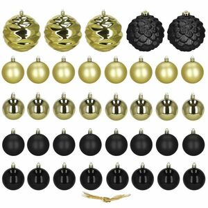 Ca0962 Karácsonyfa gömbkészlet 37 db. kép