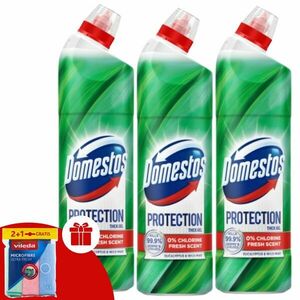 Domestos Protection klórmentes fertőtlenítő hatású Tisztítószer E... kép