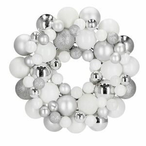 Ca1390 Karácsonyi dekoráció koszorú 34 cm kép