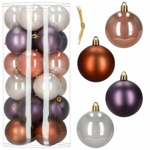 Ca1526 Karácsonyfa gömbkészlet 24 db. kép