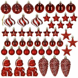 Ca0967 48 darabos karácsonyi gömbkészlet kép