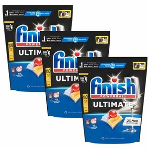 Finish Ultimate All in 1 Lemon Mosogatógép kapszula 3x100db kép