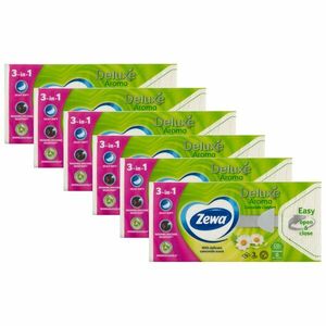 Zewa Deluxe 3 rétegű Papír zsebkendő - Camomile Comfort 90db kép