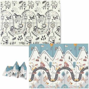 Oktatási összecsukható habszivacs szőnyeg 200 x 150 x 1 cm nukido nk-341 kép