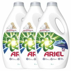 Ariel Mountain Spring Clean & Fresh folyékony Mosószer 3x2, 15... kép