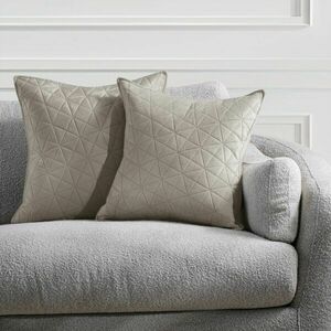 RESTILO díszpárnahuzat LAILA szín bézsszínű dombornyomott stílus... kép