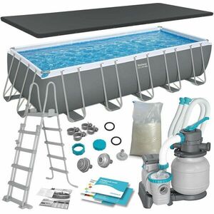 640 x 274 x 132 cm 12in1 bestway 5612b kerti keret medence kép