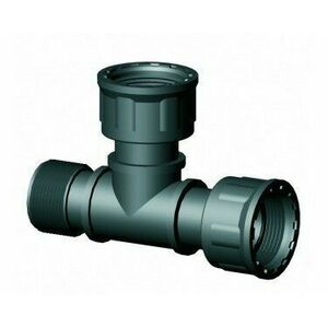 Hollanderes szelepkötő T idom 1' KBB kép