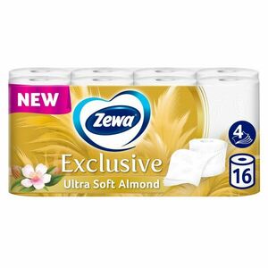 Zewa Exclusive Ultra Soft Almond 4 rétegű Toalettpapír 16 tekercs kép