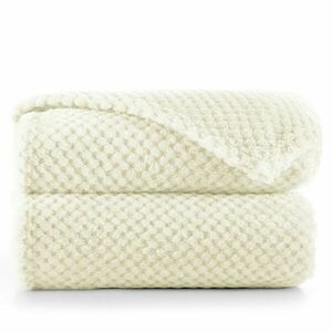 Takaró HENRY krémű dombornyomott modern 150x200 kép