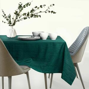 Asztalterítő Vesta üvegzöld dombornyomott modern 40x300 AmeliaHome kép