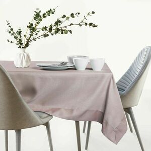 Asztalterítő Empire púderrózsa sima klasszikus 130x130 AmeliaHome kép