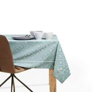 Asztalterítő Maya mentazöld nyomott klasszikus 150x220 DecoKing kép