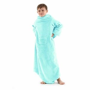 Takaró Lazykids türkiz sima klasszikus 90x105 DecoKing kép