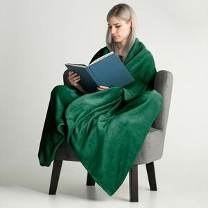 Takaró MIC szín üvegzöld sima stílus klasszikus anyag mikroszálas... kép