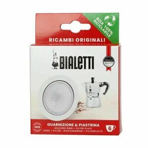 Szilikon tömítés 1db + szűrő 1db - Moka Induction 6 adag, új Brik... kép