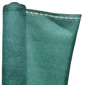 ÁRNYÉKOLÓ HÁLÓ 1, 2 X 10 M - ZÖLD 230 G/M2 KERÍTÉSHÁLÓ - 95%-os fé... kép