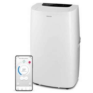 Sencor SAC MT1603C Mobil klíma 1700W, Időzítő, Wi-Fi, Fehér kép