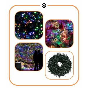 Springos karácsonyfa fények 300 led kép