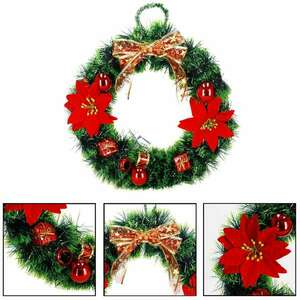 Springos Karácsonyi dekoráció "koszorú" 30 cm kép