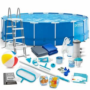 Kerti keret medence 457 x 122 cm 21in1 intex 28242 kép