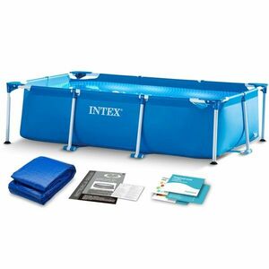 Rack kerti medence 260 x 160 x 65 cm 2 az 1-ben intex szett 28271 kép